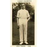 PATTREIOUEX, Famous Cricketers, C95 Parkin (Lancashire), printed back, VG
