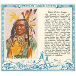 RED MEN, American Indian Chiefs, complete, premium, MT, 40