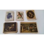 SILKS, part sets & odds, inc. Hill Canvas Masterpieces (100), Morris birds & floral, Wills, Phillips