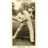 PATTREIOUEX, Famous Cricketers, C93 Makepeace (Lancashire), printed back, VG