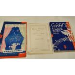 THEATRE, programmes, Grand Theatre Derby, 1939-1948, G to VG, 60*