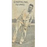 MCNIVEN, Cricketers, No. 25 Nothling (Queensland), Pepsin Chew back, G