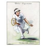 WILLS, Lawn Tennis 1931, complete, large, G (1) to EX, 25