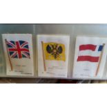 PHILLIPS, Flags, mixed series, four sizes inc. premium (90), duplication, in modern album, G to