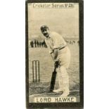 CLARKE, Cricketers, Nos. 17 Haigh (creased) & 28 Hawke (both Yorkshire), FR to G, 2
