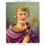 PLAYERS, Kings & Queens of England, complete (2), large & standard, EX, 100