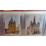 MIXED, part sets, inc. Phillips postcards (98); Bussinck large, Mijn Land (Nos. 1-100), in modern