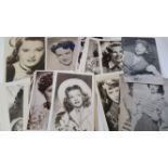 CINEMA, actresses, selection of photos & p/cs, some with printed signatures, inc. Jane Whyman,