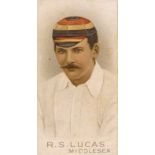 WILLS, Cricketers (1896), inc. Bean, Hewett, Lilley, Lucas, Lomann & Townsend, generally G, 6