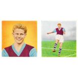 CHIX, Footballers - Portrait & Action (1-48), complete, extra-large, EX, 48