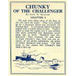 BARRATT, Chunky of the Challenger, No. 8 & 9, paper issue, EX, 2