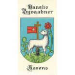 LAMBERT & BUTLER, Danske Byvaabner, Danish language issue, EX, 60*