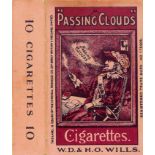 CIGARETTE PACKET, Wills Passing Clouds, 10s, hull only, stain, G