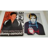 POP MUSIC, signed tour programmes, Chris de Burgh (1994/5), Donny Osmond (c.2000), each signed to