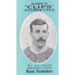 COPE, Noted Footballers (Clips), No. 127 Stacey, Manchester United, 500 back, VG