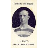 TADDY, PROMINENT Footballers, inc. QPR (6), Leyton, Millwall etc., mixed backs, no footnotes, FR