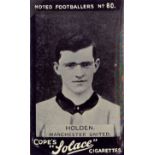 COPE, Noted Footballers (Solace), No. 80 Hilden (Manchester United), p/b, EX