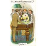 SALMON & GLUCKSTEIN, Billiard Terms, No. 7 Angled!, large numerals, VG