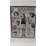 CINEMA, signed magazine page for Heavens, by four cast members Thora Hird, Ian Carmichael, Roy