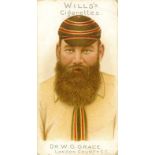 WILLS, Cricketers 1901, Nos. 19, 25, 29, 32, 47& 49, with vignette, corner knocks, G, 6