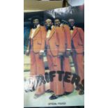 POP MUSIC, The Drifters selection, inc. signed poster by all four, folded; LP, Every Nite's a