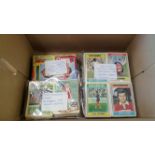 TOPPS, Footballers, 1975/6 (320), 1976/7 (264), 1977/8 (268), 1978/9 (100) & 1979/80 (44), FR to VG,