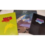 POP MUSIC, Yes selection, Inc signed Drama LP cover by Chris Squire & Alan White; tour programmes,