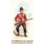 WOODS, Types of Volunteer & Yeomanry, 3rd London Rifle Volunteers, artwork by Harry Payne, slight