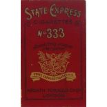 CIGARETTE PACKET, Ardath State Express 333, 10s, hull only, red, G