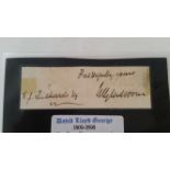 POLITICAL, British Prime Minister, signed piece (removed from letter) by William Gladstone, 4.5 x