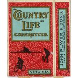 CIGARETTE PACKET, Players Country Life, 10s, hull & slider, VG