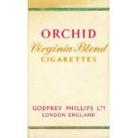 CIGARETTE PACKET, Phillips Orchid 10s, hull only, stain, G