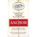 CIGARETTE PACKET, live pack of Players Anchor, 10s, sealed, EX