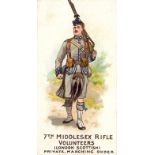 WOODS, Types of Volunteer & Yeomanry, 7th Middlesex Rifle Volunteers, artwork by Harry Payne, slight