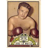 TOPPS, Ringside Boxers, No. 3 Jake La Motta, large, VG