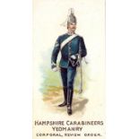 WOODS, Types of Volunteer & Yeomanry, Hampshire Carabineers Yeomanry, artwork by Harry Payne, VG