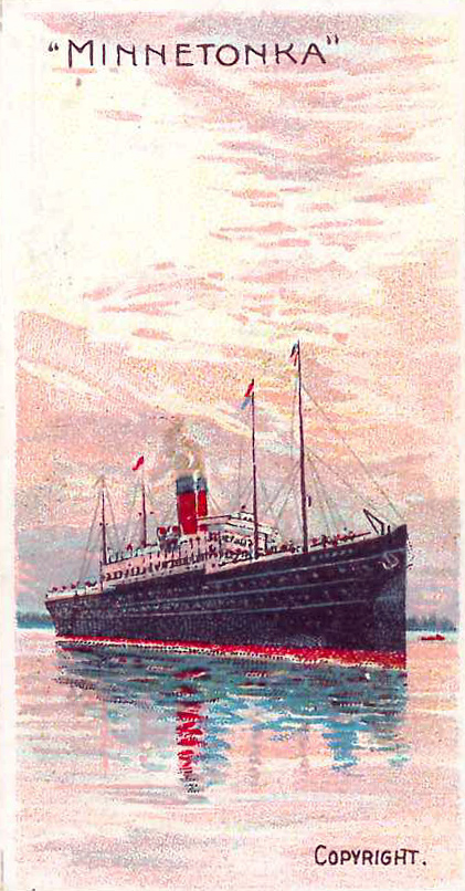 SINGLETON & COLE, Atlantic Liners, Nos. 6 & 8-10, G to VG, 4