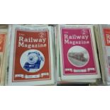 RAILWAY, magazines, The Railway Magazine, 1940s- early 1960s, slight duplication, FR to VG, 125*