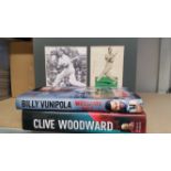 MIXED SPORT, inc. signed hardback editions (2), Winning by Clive Woodward & Wrecking Ball by Billy