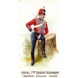 WOODS, Types of Volunteer & Yeomanry, Royal 1rst Devon Yeomanry, artwork by Harry Payne, VG