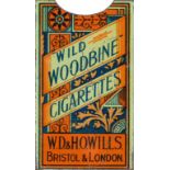 CIGARETTE PACKET, metal packet holder, Wills Wild Woodbine, some paint loss to edges, G