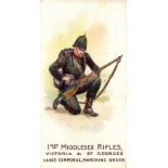 WOODS, Types of Volunteer & Yeomanry, 1rst Middlesex Rifles, artwork by Harry Payne, slight a.c.