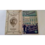 MADAME TUSSAUD, exhibition catalogues, 1920s (2), 1930s (3), 1943, 1950s (3), 1960 (2), FR to VG,