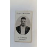 TADDY, County Cricketers, A. Kermode (Lancashire), Grapnel back, G