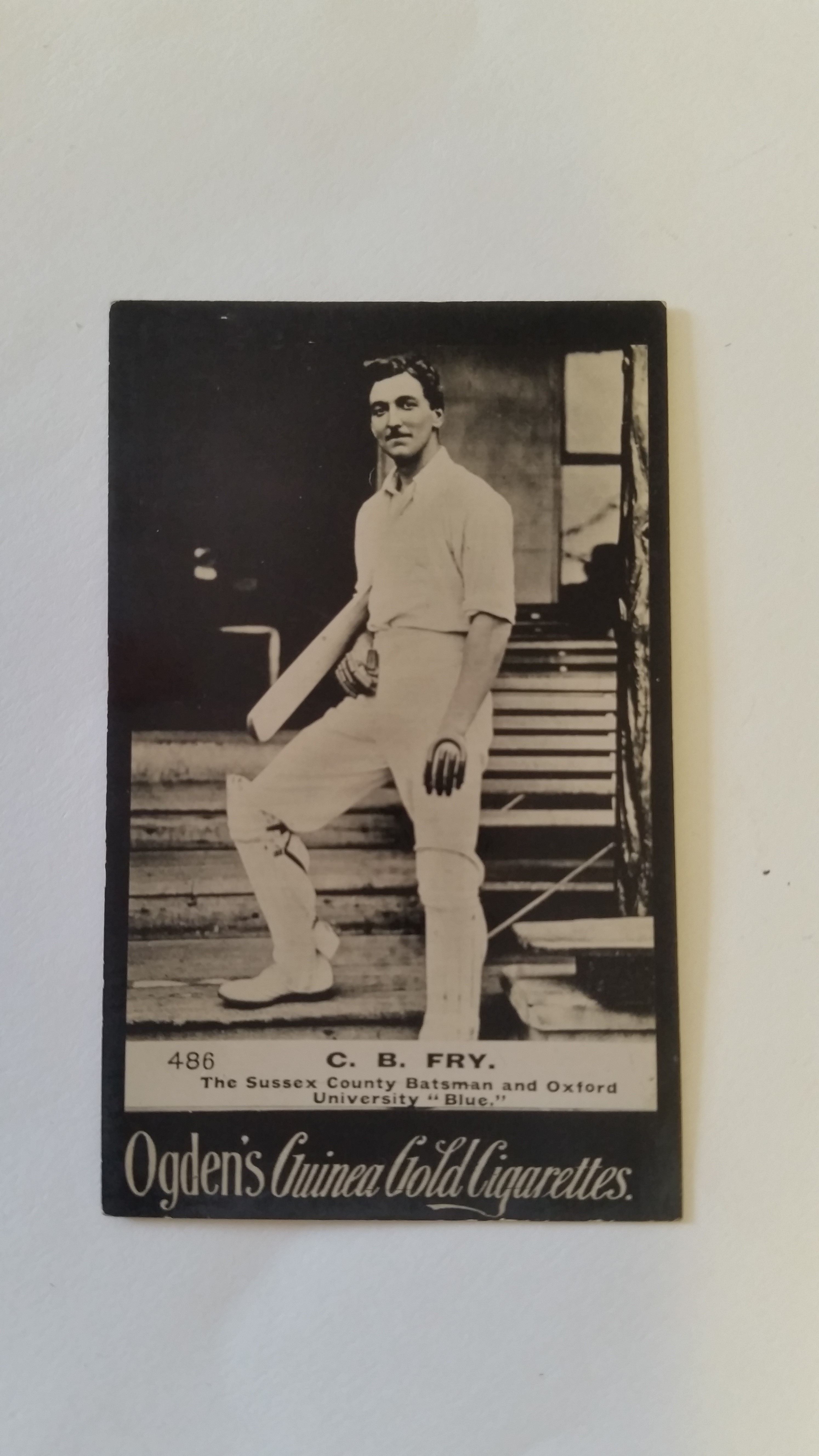 OGDENS, Guinea Gold (cricketer), No. 486 CB Fry, Ex