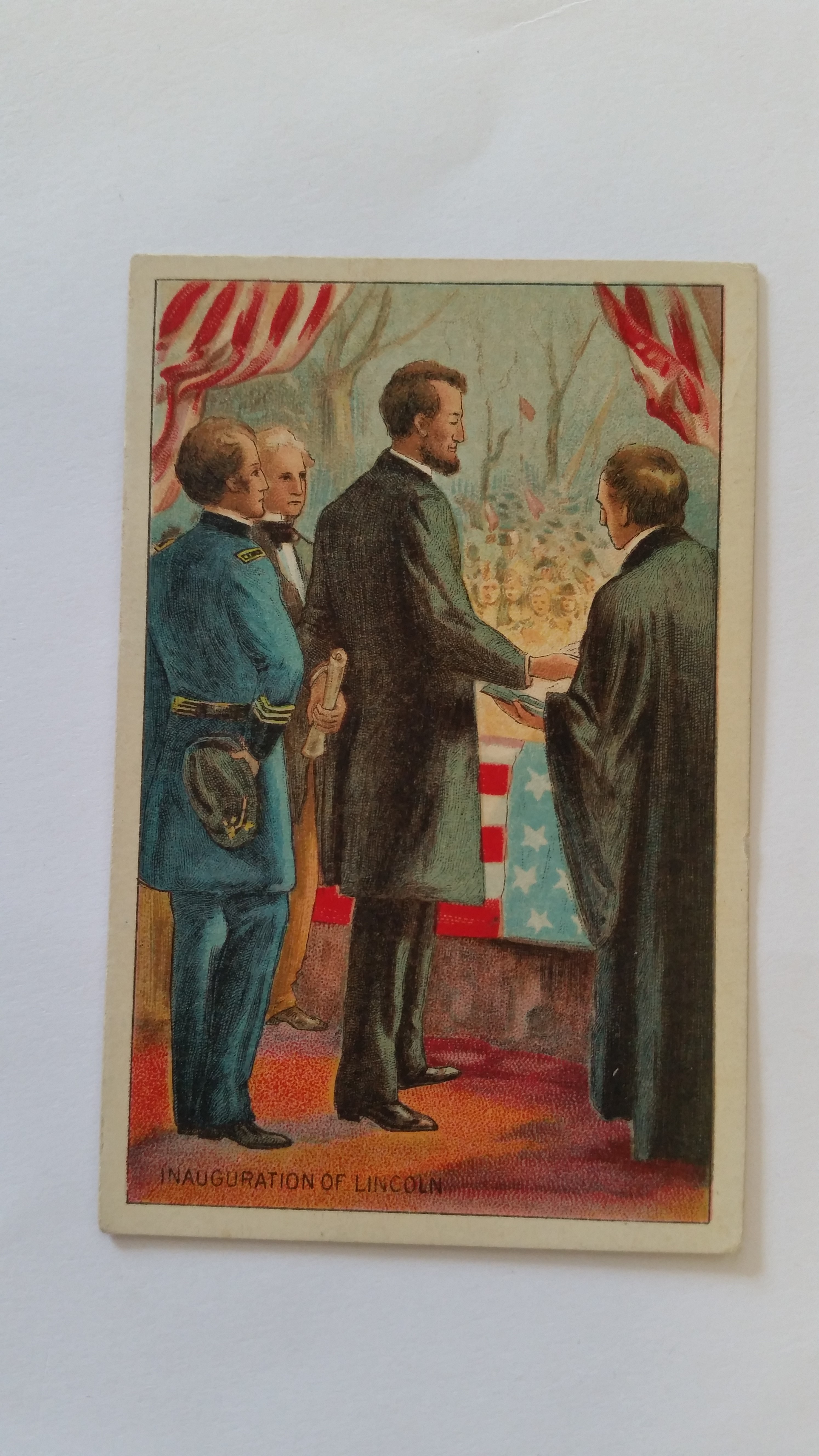 A.T.C., Historic Events, Inauguration of Lincoln, extra-large, VG