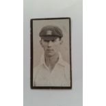 HILL, Famous Cricketers (1912), No. 5 Hearne (Middlesex), blue backs, slight scuffing to brown