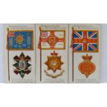 PLAYERS, Badges & Flags of British Regiments (brown back, unnumbered), VG to EX, 43