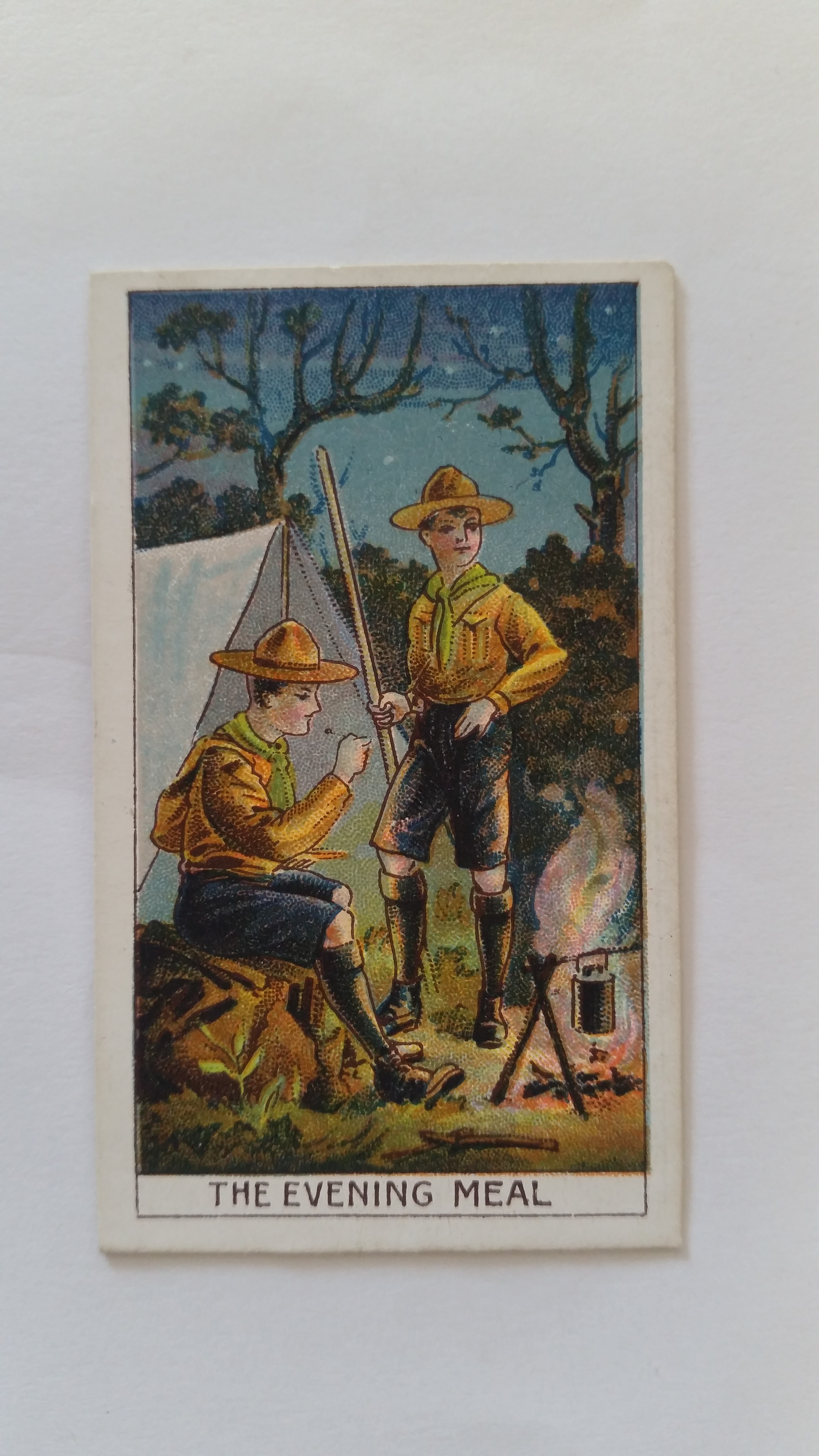 PASCALL, Boy Scouts, The Evening Meal, JP Cachous back, VG