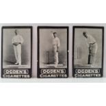 OGDENS, cricketers, Guinea Gold (2) & Tabs, mixed series, trimmed (1), G to VG, 12